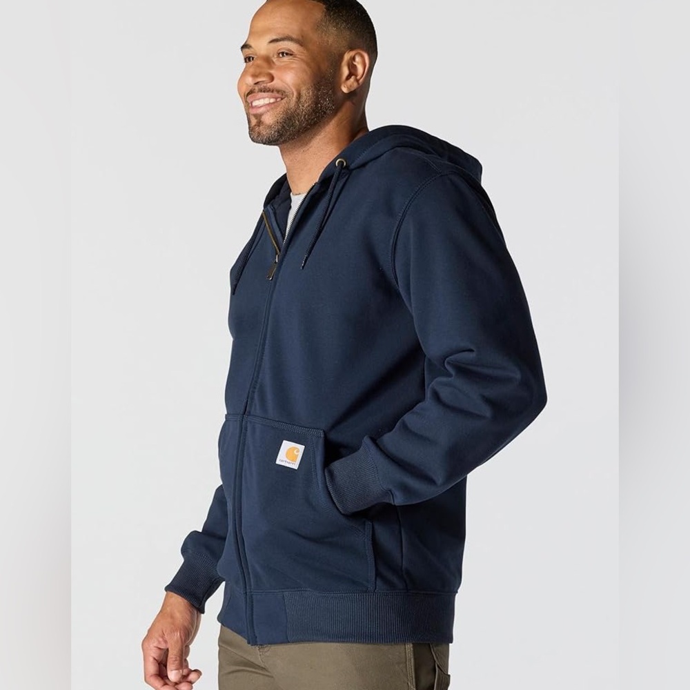 Carhartt - Men’s Mid-weight Fleece Zip Up Hoodie Sweatshirt
